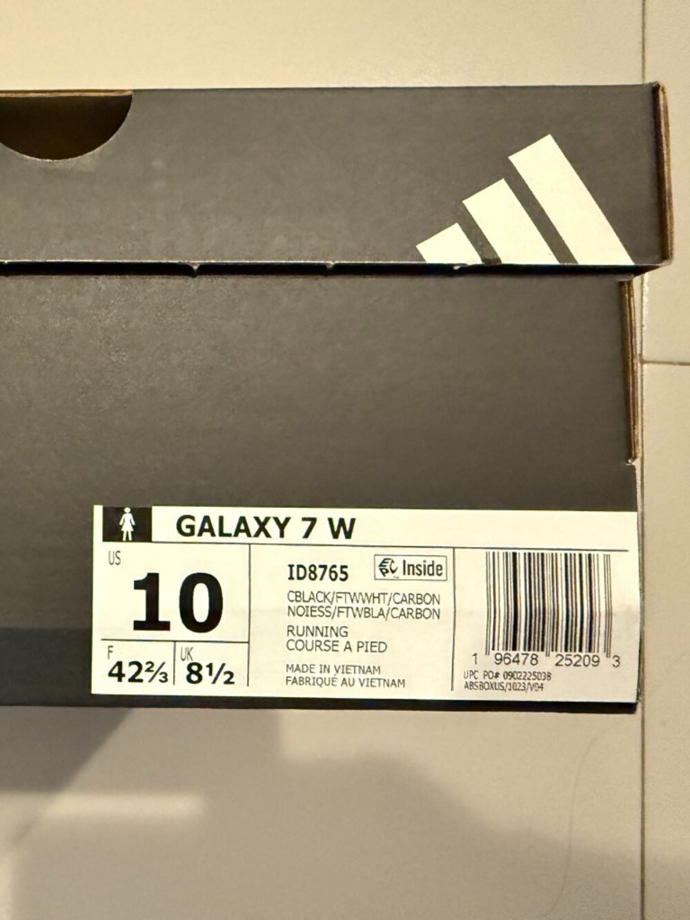 adidas women Galaxy 7 Running Shoes, black - Picture 7 of 9